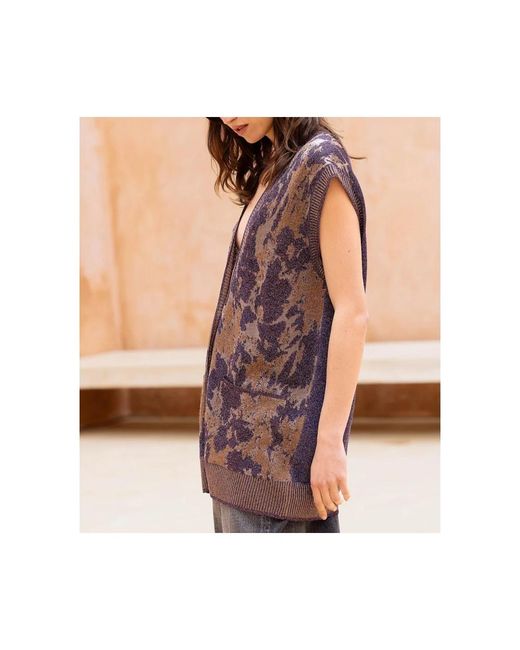 Cardigans Mes Demoiselles en coloris Brown