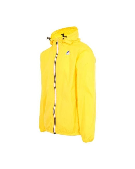 Wind Jackets K-Way de color Yellow