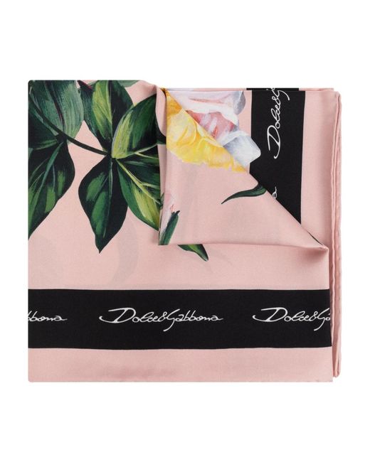 Silky Scarves di Dolce & Gabbana in Black