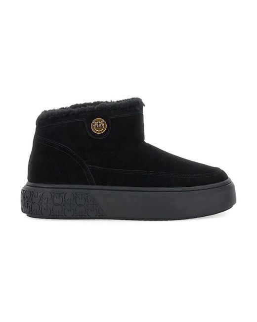 Pinko Black Yoko 22 Mid Boot