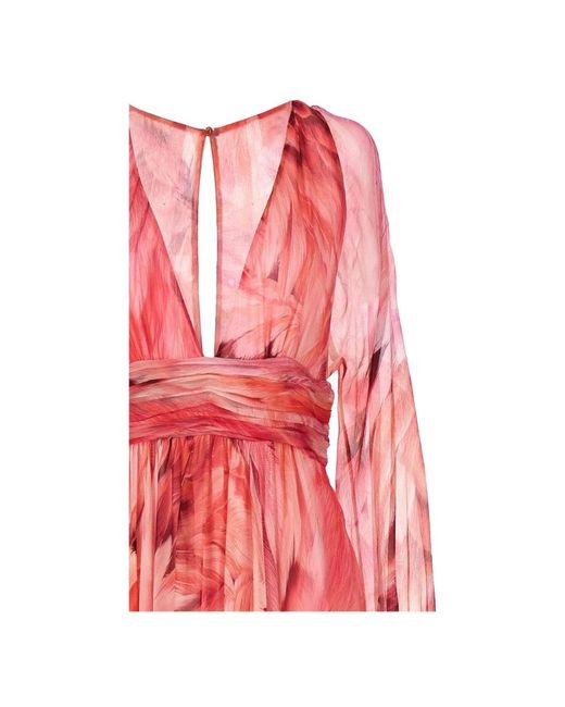 Dresses > day dresses > maxi dresses Roberto Cavalli en coloris Pink