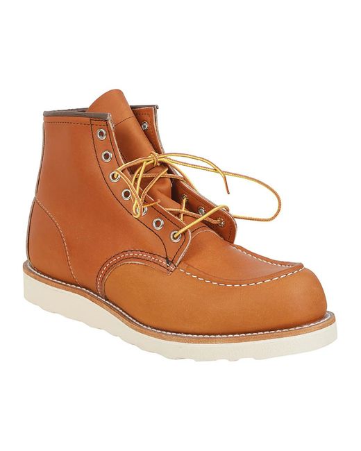 Red Wing Brown Lace-Up Boots for men