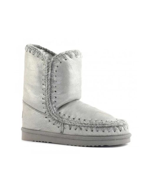 Mou Gray Winter Boots