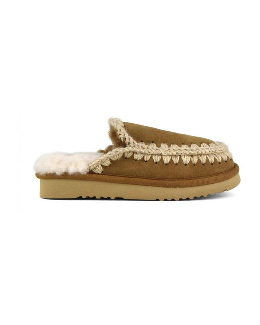 Slippers Mou de color Natural