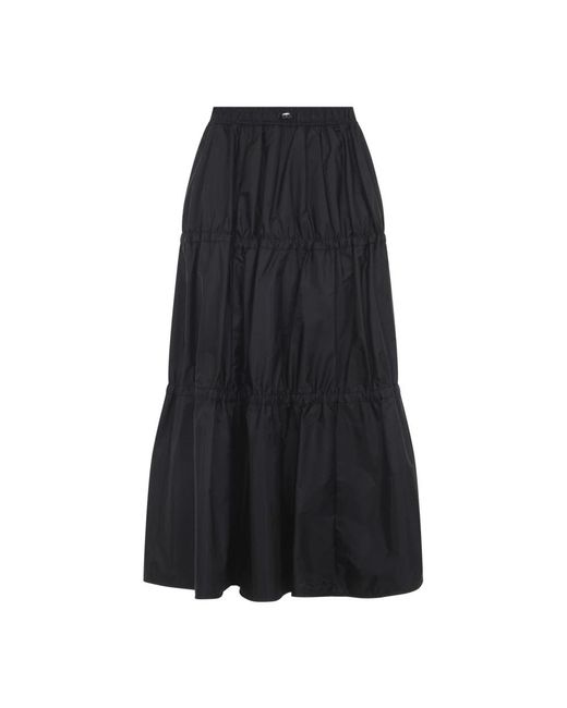 Maxi Skirts Moncler de color Black