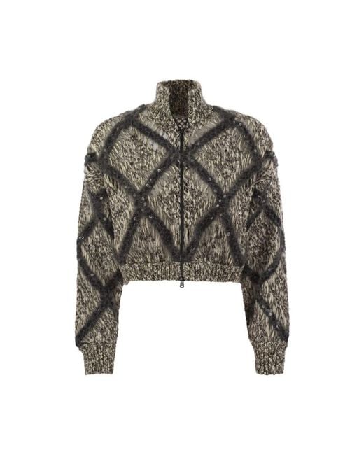 Brunello Cucinelli Green Cardigans