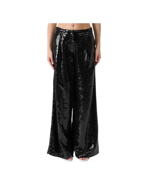 FEDERICA TOSI Black Wide Trousers