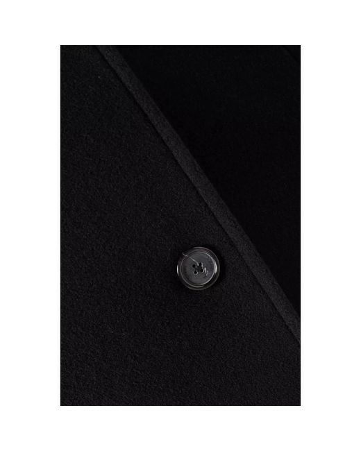 Totême  Black Double-Breasted Coats