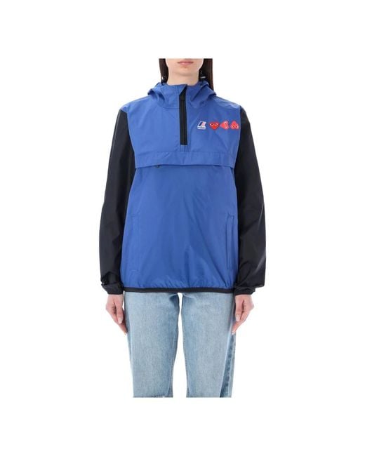 COMME DES GARÇONS PLAY Blue Light Jackets