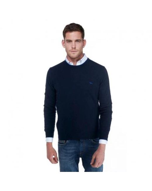 Harmont & Blaine Blue Round-Neck Knitwear for men