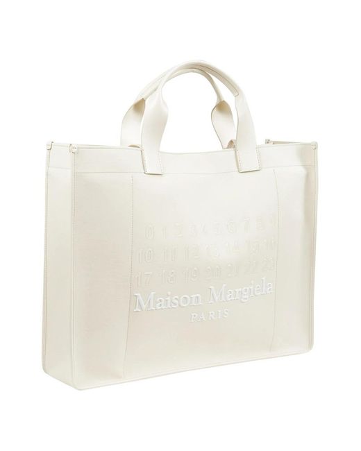 Maison Margiela White Shopping Bags for men
