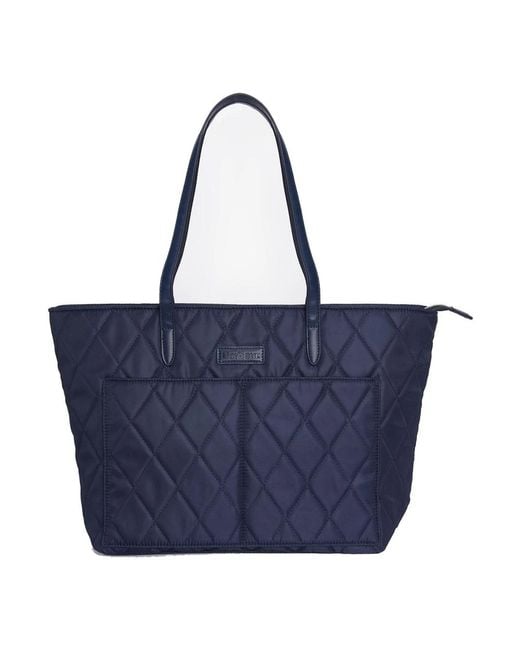 Barbour Blue Shopping Bags