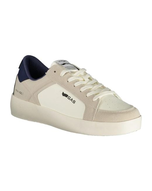 Gas White Sneakers for men