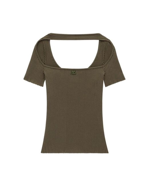 Courreges Green T-Shirts