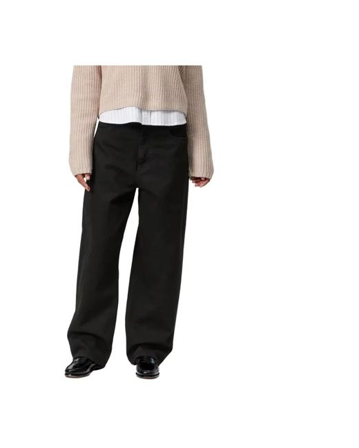 Carhartt Black Wide Trousers