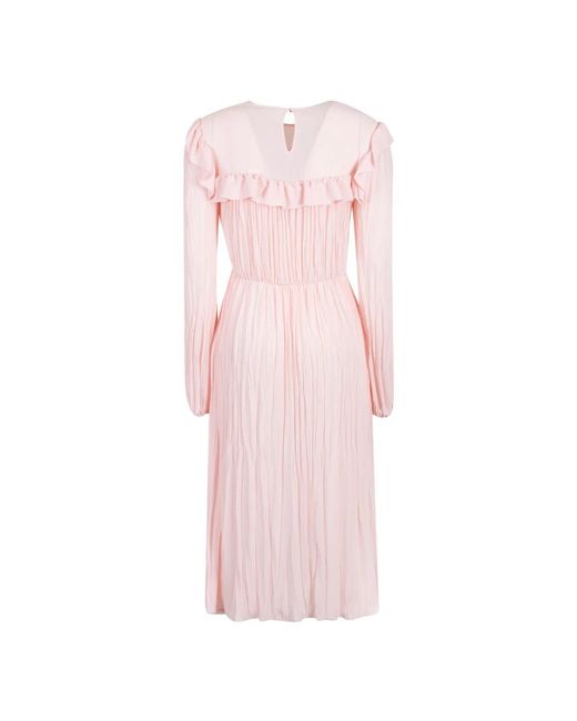 Philosophy Di Lorenzo Serafini Pink Midi Dresses
