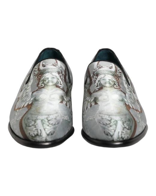 Dolce & Gabbana Gray Loafers for men