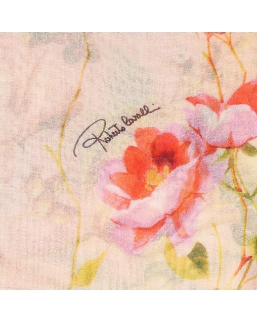Roberto Cavalli Pink Scarves