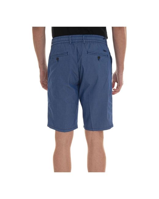 Harmont & Blaine Baumwoll bermuda jogging style shorts,baumwoll-bermuda-jogging-style-shorts in Blue für Herren