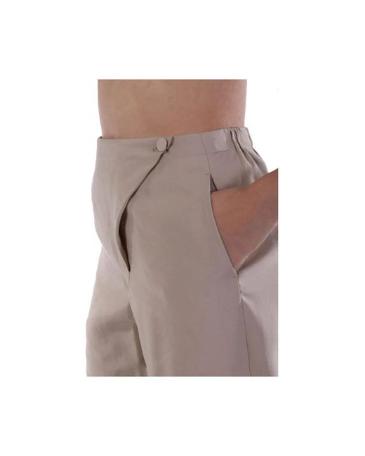 Emporio Armani Natural Wide Trousers
