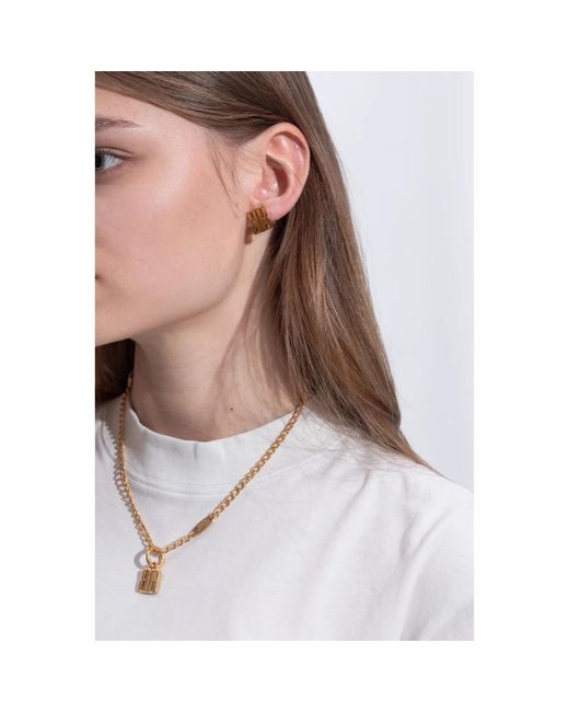 Balenciaga Earrings in het Metallic