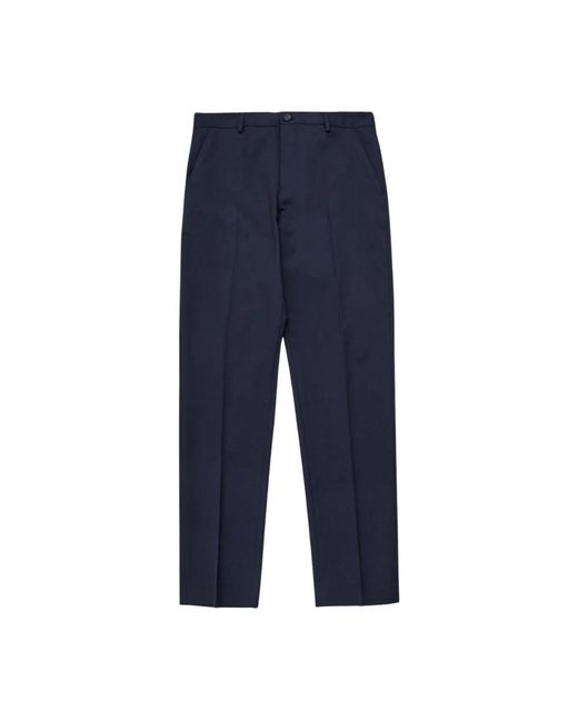 SELECTED Straight Trousers in het Blue voor heren