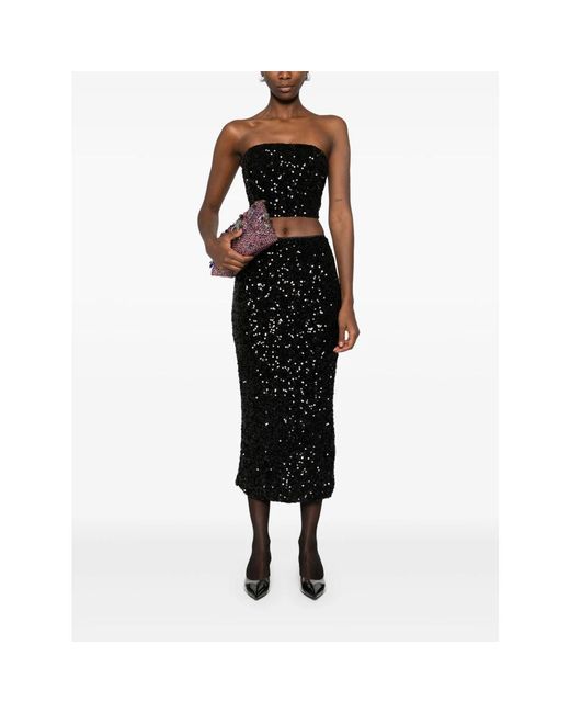 Tops > sleeveless tops ROTATE BIRGER CHRISTENSEN en coloris Black