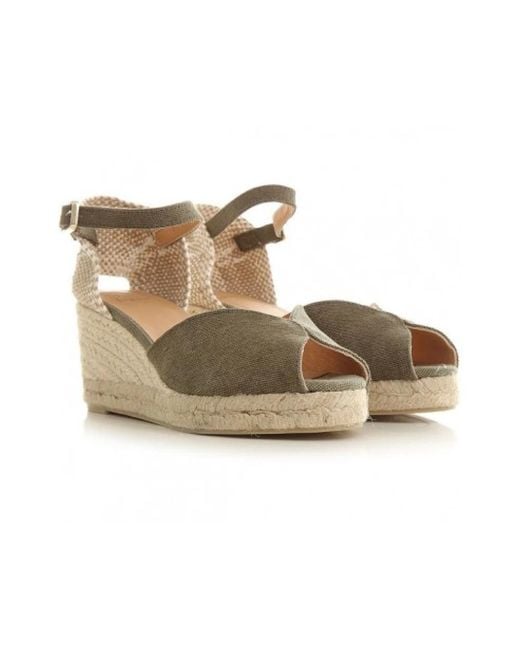 Castaner Metallic Wedges