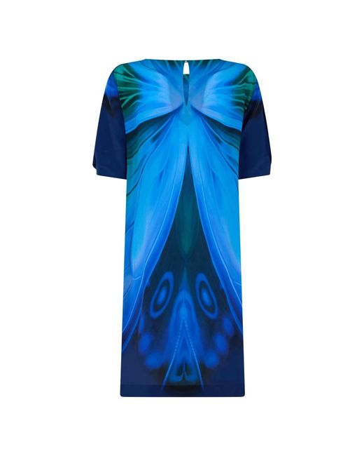Alberta Ferretti Blue Short Dresses