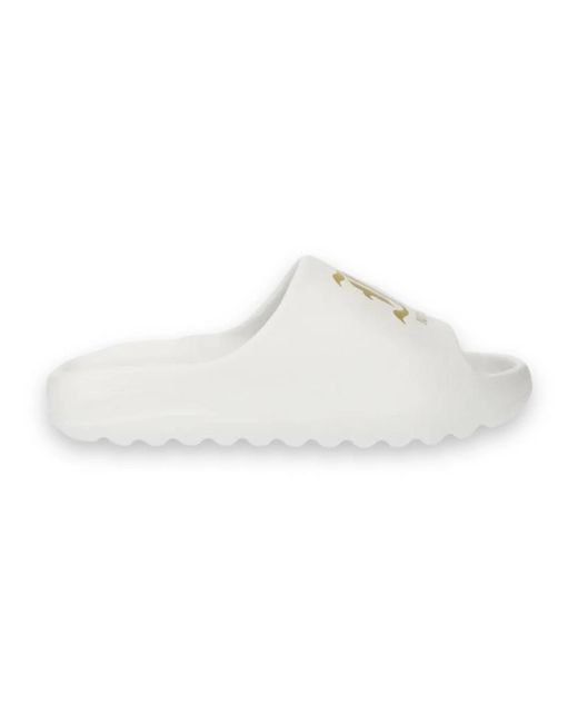 Just Cavalli White Stilvolle flip flop sandale