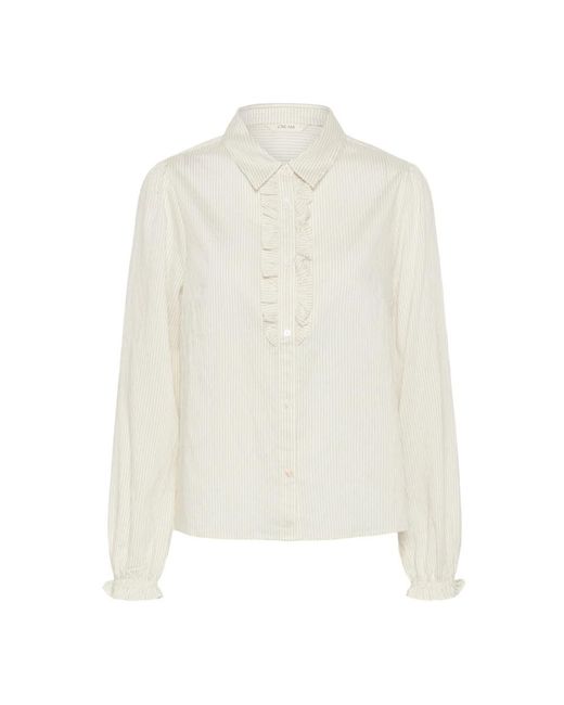 Cream Blouses & Hemden in het White