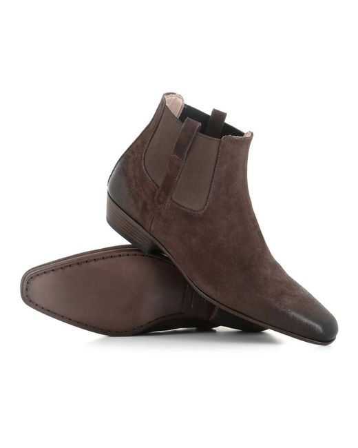 Pantanetti Brown Cowboy & Biker Boots