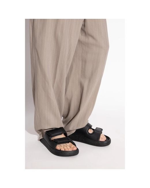Veja Black Sliders for men