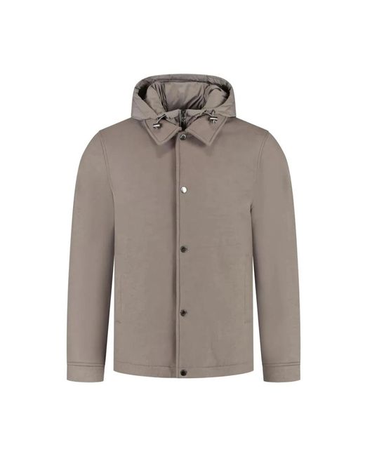 Woolrich Gray Light Jackets for men