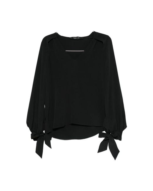 FEDERICA TOSI V-Neck Knitwear in het Black
