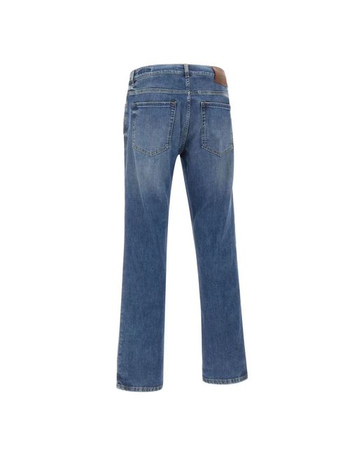 Re-hash Blue Straight Jeans for men
