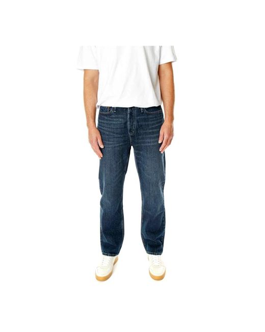 Denham Straight Jeans in het Blue voor heren