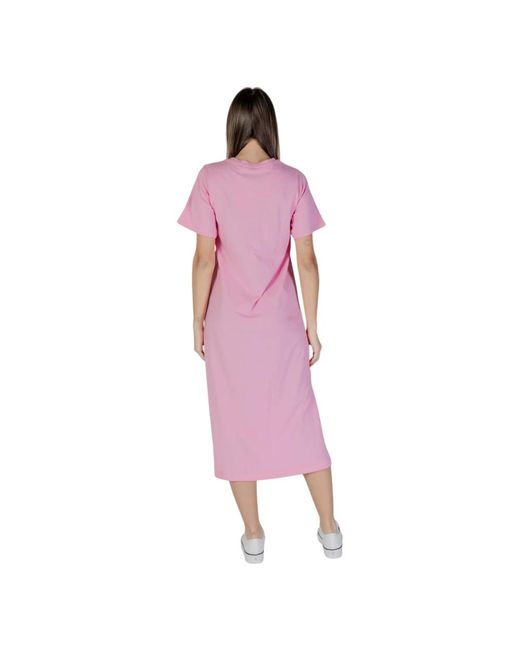 Midi Dresses B.Young de color Purple