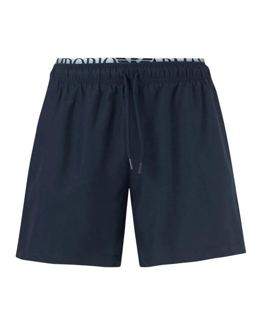 Emporio Armani Blue Beachwear for men