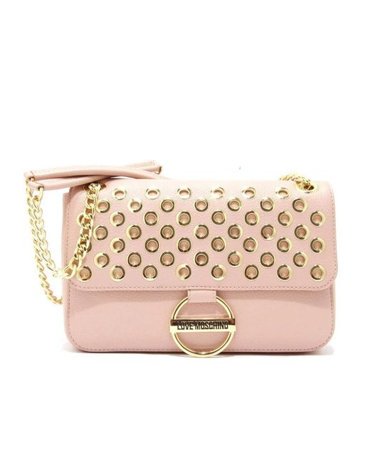 Moschino Pink Shoulder Bags