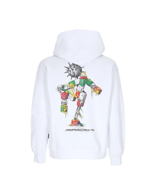 Propaganda White Hoodies for men
