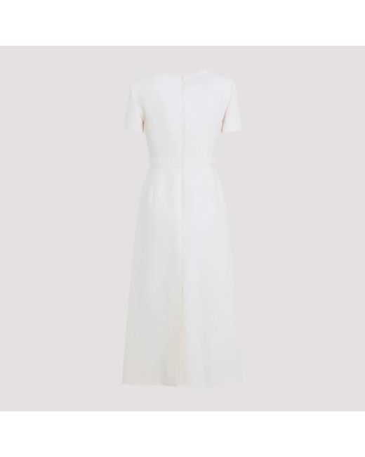 Valentino White Midi Dresses
