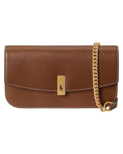 Polo Ralph Lauren Brown Cross Body Bags
