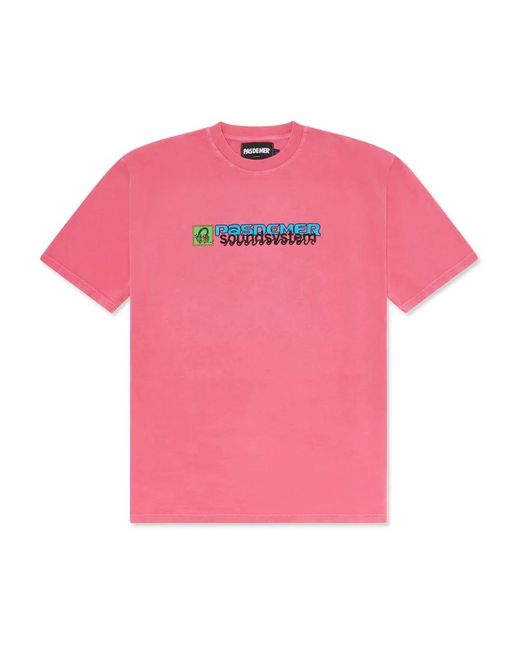 PAS DE MER Pink T-Shirts for men