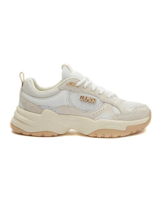 Colmar White Cremefarbene Turnschuhe