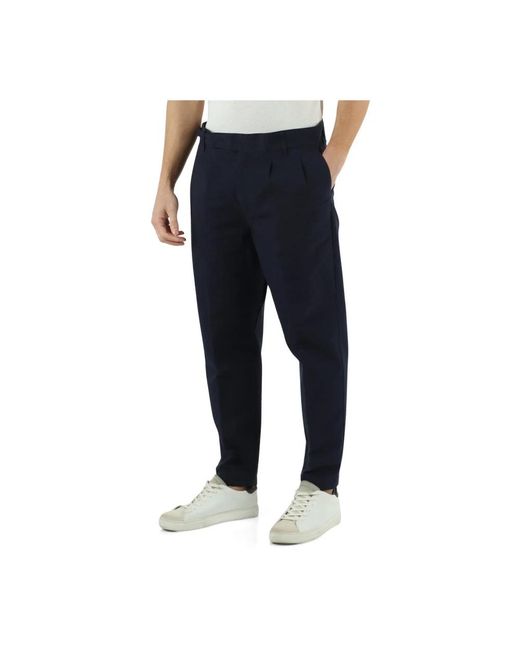 Daniele Alessandrini Blue Suit Trousers for men