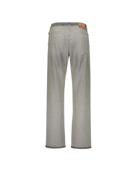 DIESEL Gray Jeans 5 Pockets for men