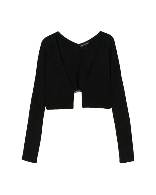 Knitwear > cardigans Emporio Armani en coloris Black
