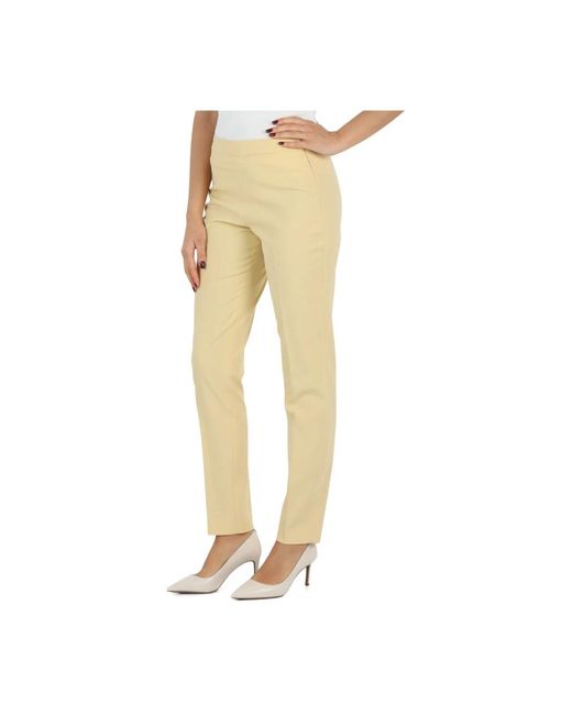 Fabiana Filippi Yellow Slim-Fit Trousers