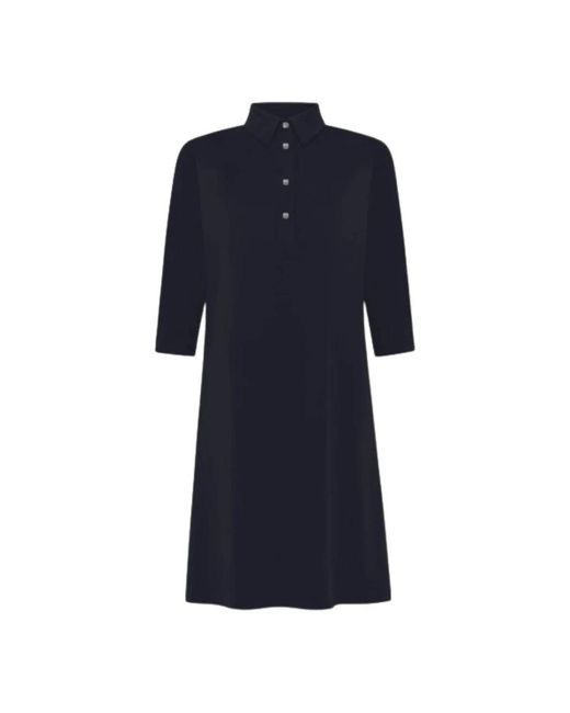 Rrd Kleedjes ,Blauw ,Polyester Polo Jurk in het Blue